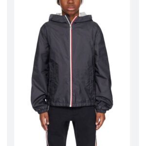 Old Navy Women Blue Water Resistant Hoodie Jacket Size S